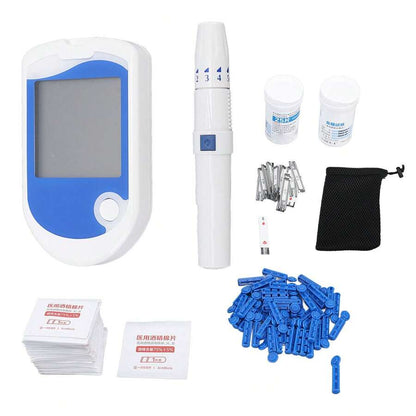 Kit de prueba de diabetes con medidor de glucosa en sangre 