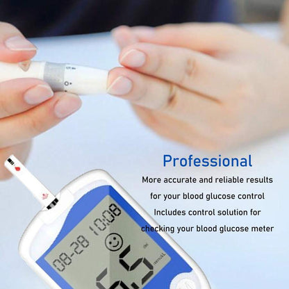 Kit de prueba de diabetes con medidor de glucosa en sangre 