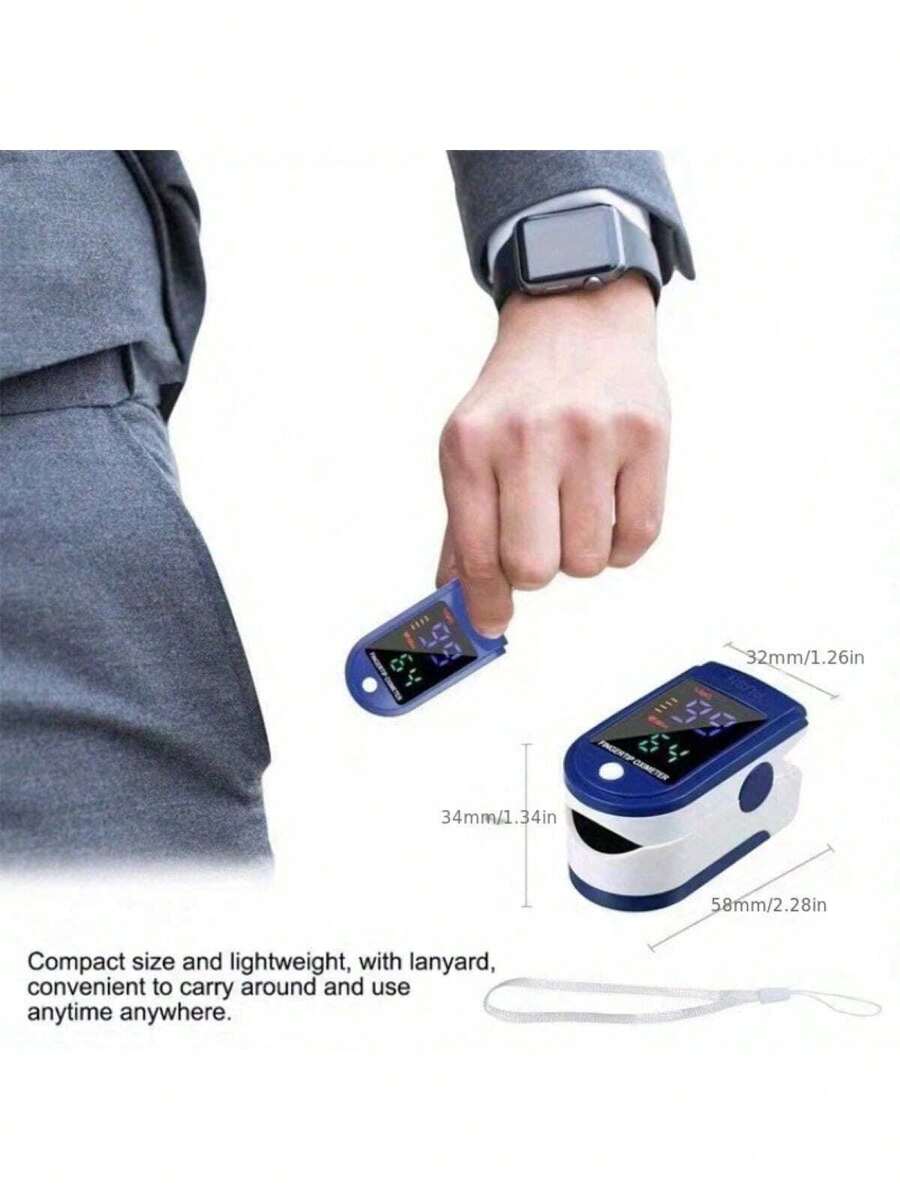 Pulse Oximeter SpO2 & Heart Rate Monitor ( 2-Pack)